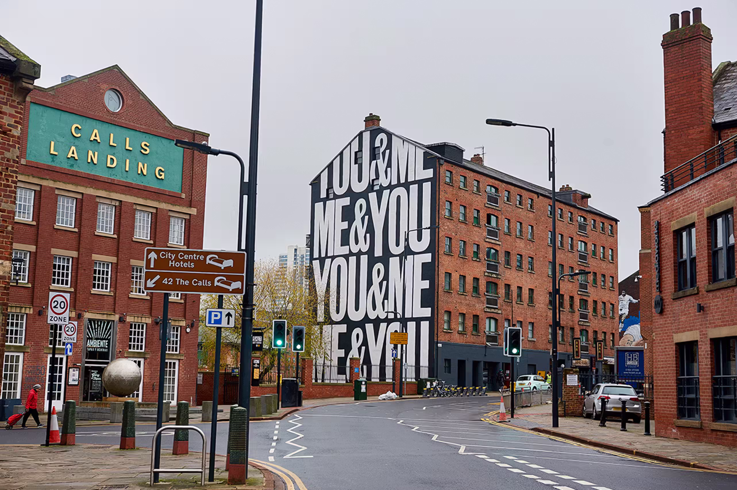 Press and corporate photographer in Leeds working in The Calls commercial district.